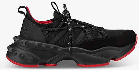 Mens Black Trailnrun Donna Leather Running Sneakers Eur 42.5 / 8.5 Uk Men