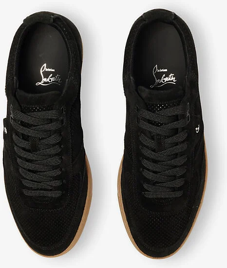 Mens Black Tutti Rui Low-Top Leather Trainers Eur 44.5 / 10.5 Uk Men - Image 2