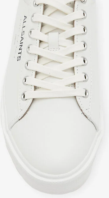 Mens Black Underground Leather Low-Top Trainers Eur 44 / 10 Uk Men - Image 3