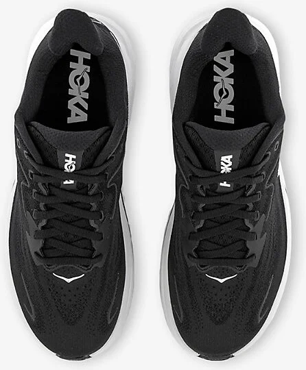Mens Black White Clifton 10 Knitted Low-Top Trainers Eur 44 / 10 Uk Men - Image 2