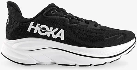 Mens Black White Clifton 10 Knitted Low-Top Trainers Eur 44 / 10 Uk Men