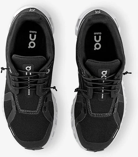 Mens Black White Cloud 6 Mesh Low-Top Trainers 10.5 - Image 2
