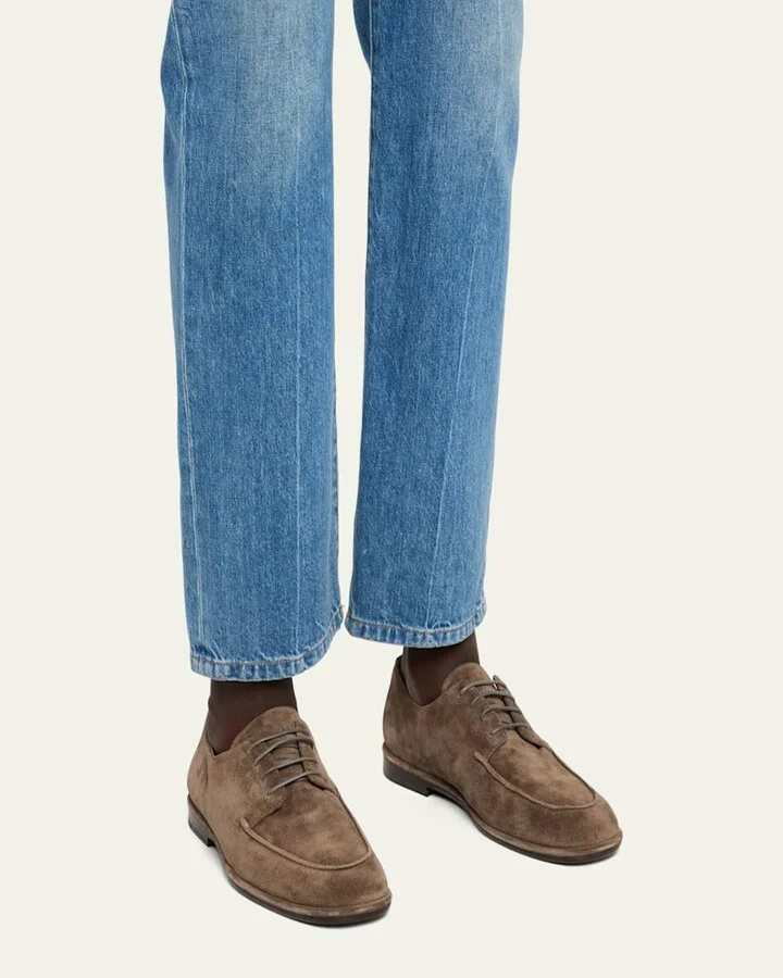 Men's Blade Suede Derby Shoes - Image 3