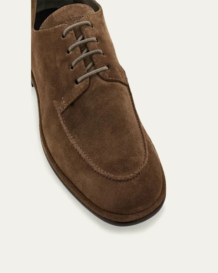 Men's Blade Suede Derby Shoes - Image 8