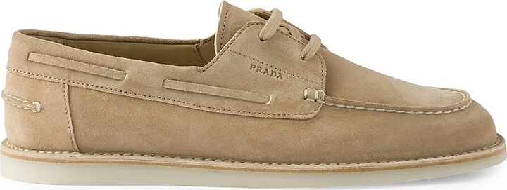 Men's Bleached Suede Loafers - Beige Khaki - Size 7