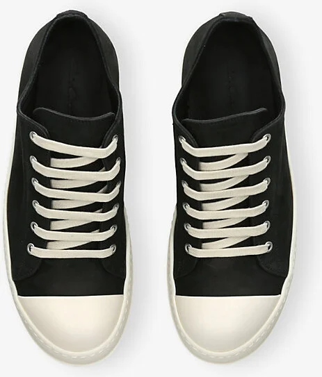 Mens Blk/White Classic Suede Low-Top Trainers Eur 44 / 10 Uk Men - Image 2