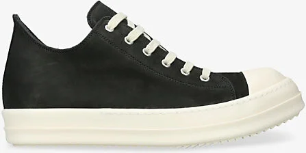 Mens Blk/White Classic Suede Low-Top Trainers Eur 44 / 10 Uk Men