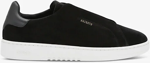 Mens Blk/White Dice Laceless Suede Low-Top Trainers Eur 45 / 11 Uk Men