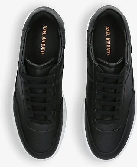 Mens Blk/White Orbit Vintage Contrast-Panel Leather Trainers Eur 40.5 / 6.5 Uk Men - Image 2