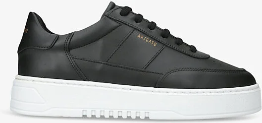 Mens Blk/White Orbit Vintage Contrast-Panel Leather Trainers Eur 40.5 / 6.5 Uk Men