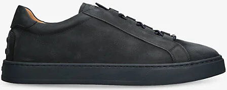 Mens Blue/Dark Allacciata Cassetta Suede Low-Top Trainers Eur 45 / 11 Uk Men