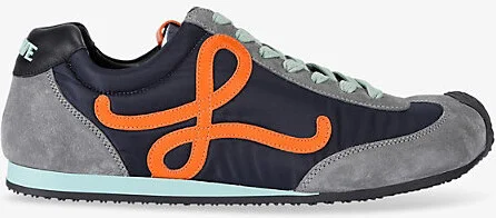 Mens Blue Other Ballet Runner 2.0 Leather and Shell Low-Top Trainers Eur 45 / 11 Uk Men