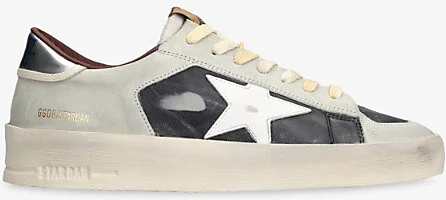 Mens Blue Other Men's Stardan Leather Low-Top Trainers Eur 41 / 7 Uk Men