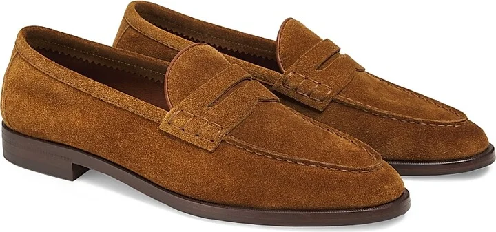 Men's Bolden Suede Penny Loafers - Cacao - Size 10.5 - Image 2