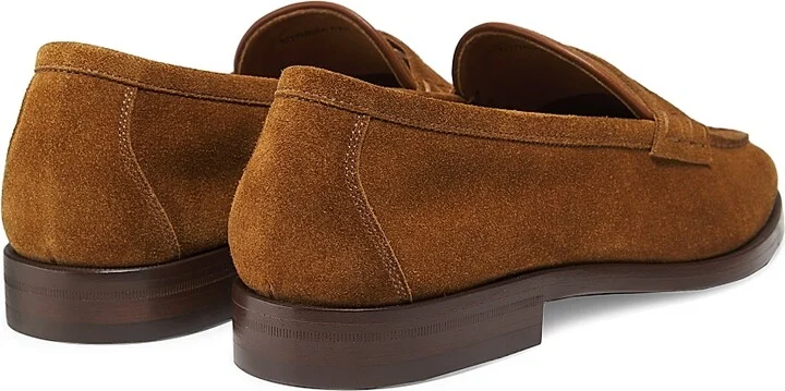 Men's Bolden Suede Penny Loafers - Cacao - Size 10.5 - Image 3