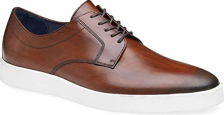 Men's Bolivar Calfskin Oxfords - Brown - Size 8.5 - Image 2