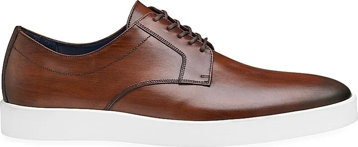 Men's Bolivar Calfskin Oxfords - Brown - Size 8.5