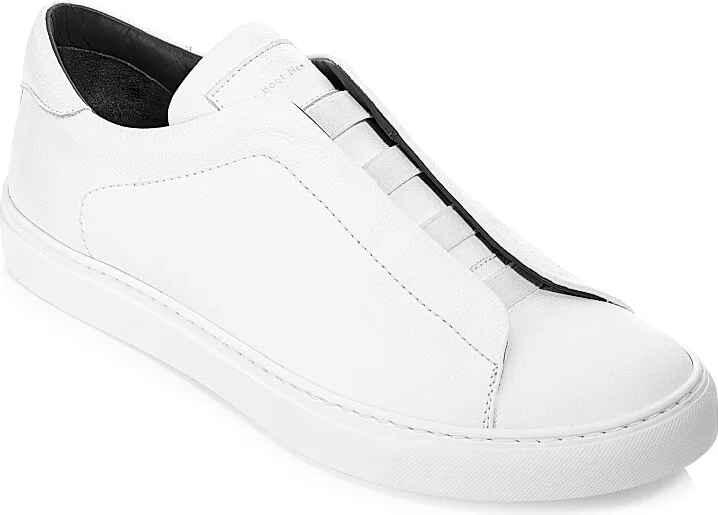 Men's Bolla Leather Slip-On Sneakers - Panama Bianco - Size 7 - Image 2
