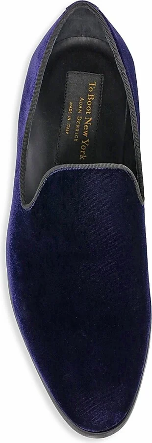 Men's Bolton Velvet Formal Loafers - Black - Size 8 - Image 5