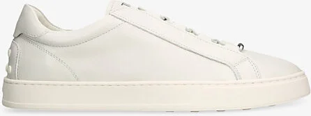 Mens Bone Allacciata Cassetta Suede Low-Top Trainers Eur 43 / 9 Uk Men