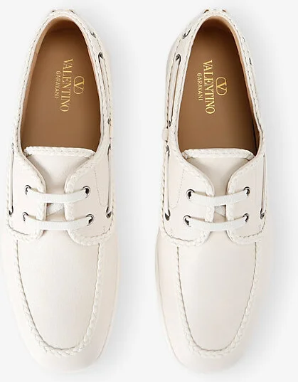 Mens Bone Brand-Plaque Woven Shoes Eur 46 / 12 Uk Men - Image 2