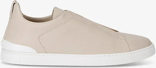 Mens Bone X3 Stitch Secondskin Cashmere Leather Low-Top Trainers Eur 40.5 / 6.5 Uk Men