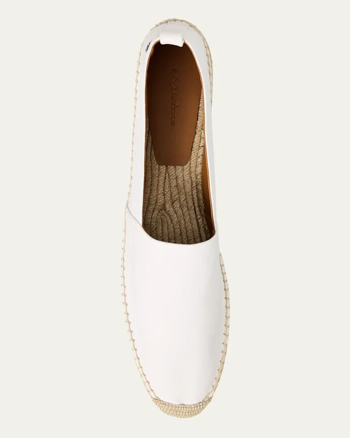 Men's Bosworth Linen Canvas Espadrilles - Image 3
