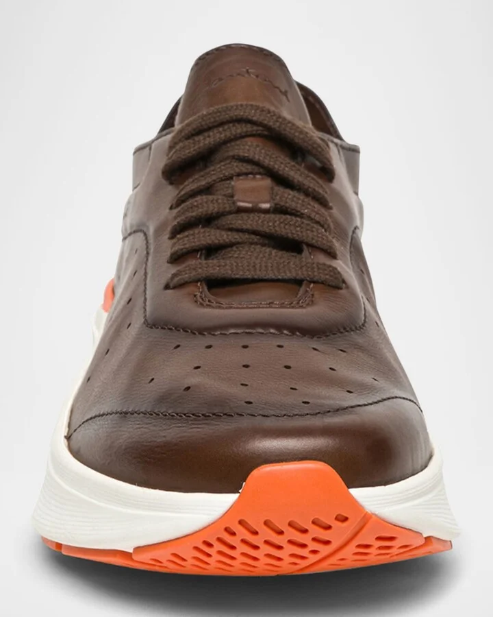 Men's Bounce Lambskin Runner Sneakers - Image 9