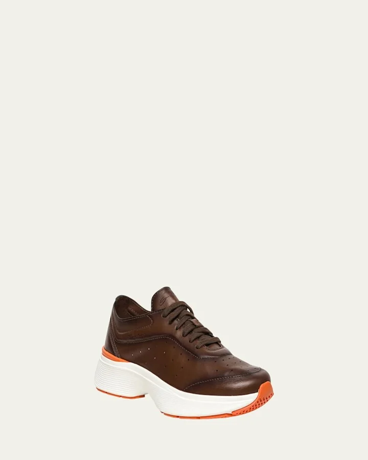 Men's Bounce Lambskin Runner Sneakers - Image 2