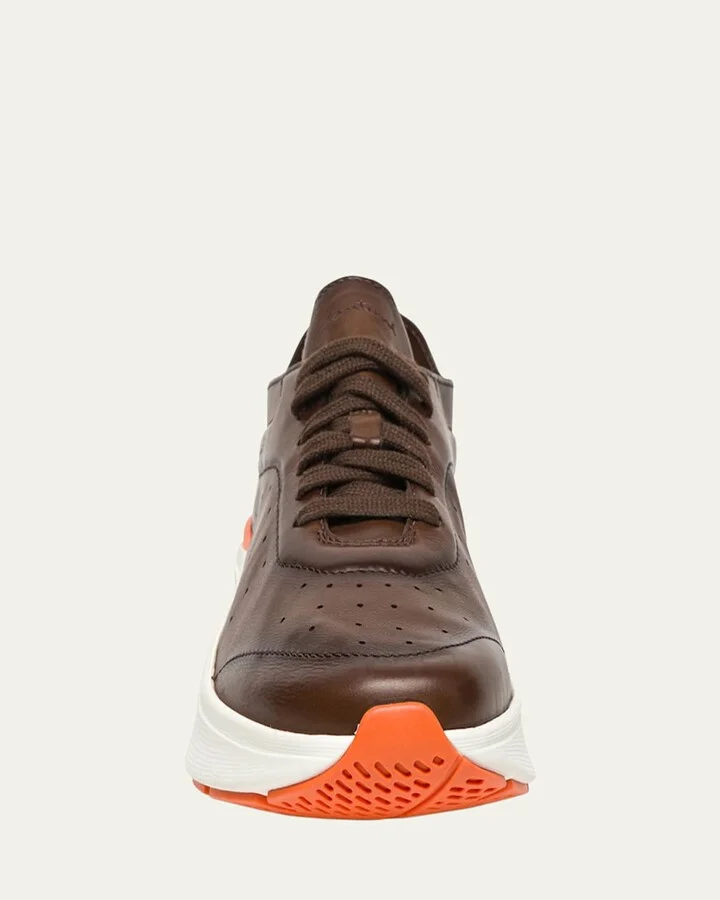 Men's Bounce Lambskin Runner Sneakers - Image 4