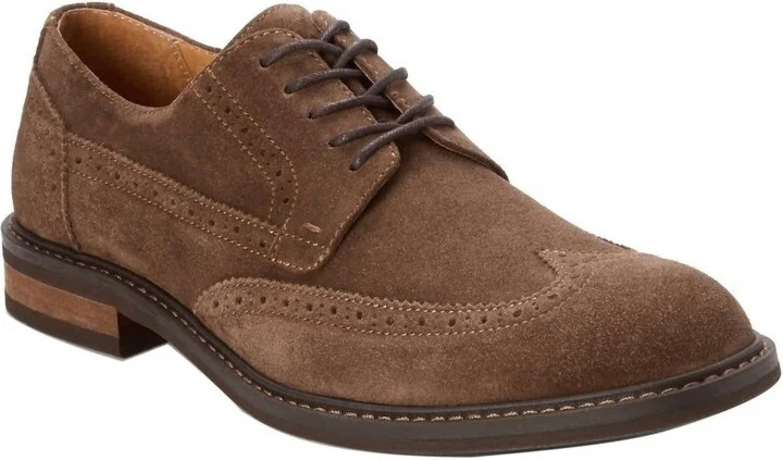 Men's Bowery Bruno Oxford Shoes In Dark Brown