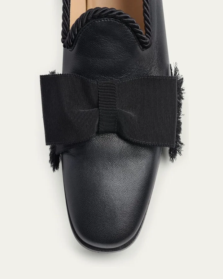 Men's Bowow Leather Venetian Loafers - Image 3