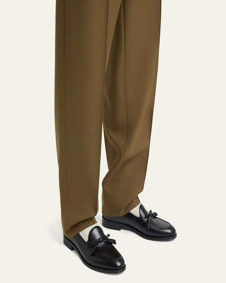 Men's Bowshire Leather Loafers - Image 2