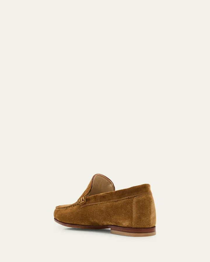 Men's Brady Suede Penny Loafers - Image 2