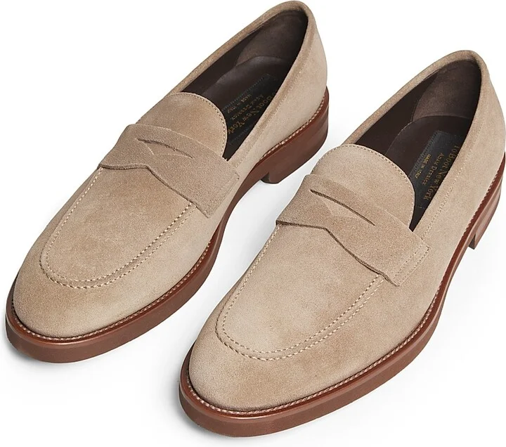 Men's Brady Suede Penny Loafers - Ardesia - Size 7 - Image 2