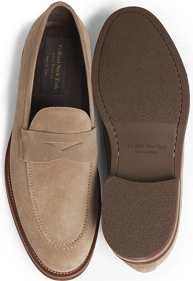 Men's Brady Suede Penny Loafers - Ardesia - Size 7 - Image 4