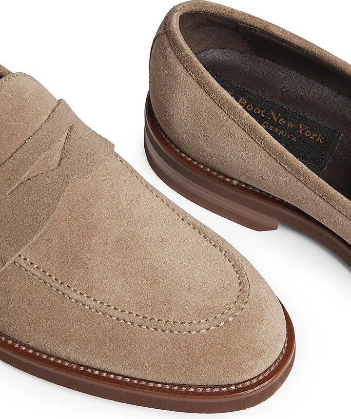 Men's Brady Suede Penny Loafers - Ardesia - Size 7 - Image 6
