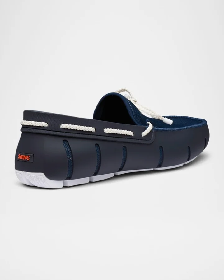 Men's Braided Lace Mesh Loafers - Image 6
