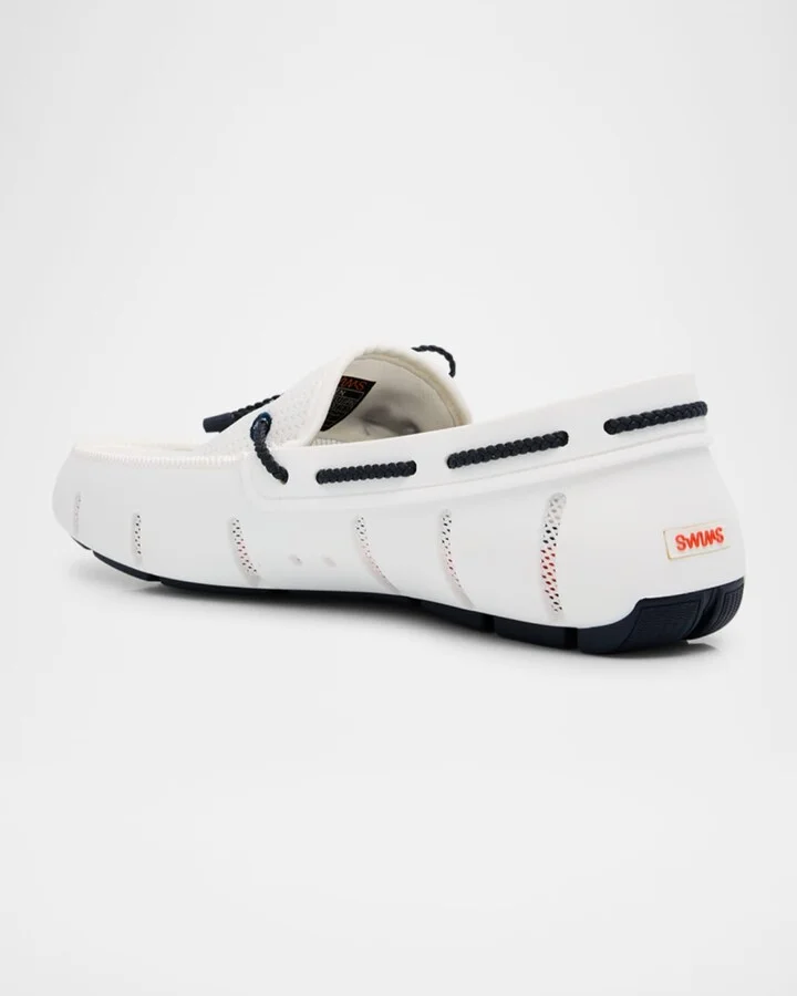 Men's Braided Lace Mesh Loafers - Image 7