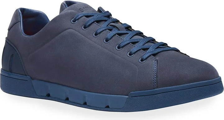 Men's Breeze Leather Sneakers In Navy