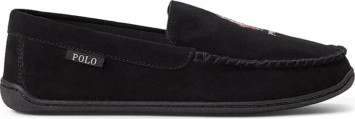 Men's Brenan Bear Suede Loafers - Black Suede - Size 7