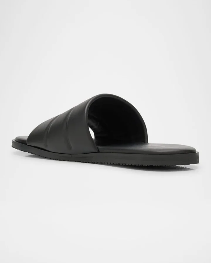 Men's Brentin Napa Leather Slide Sandals - Image 3