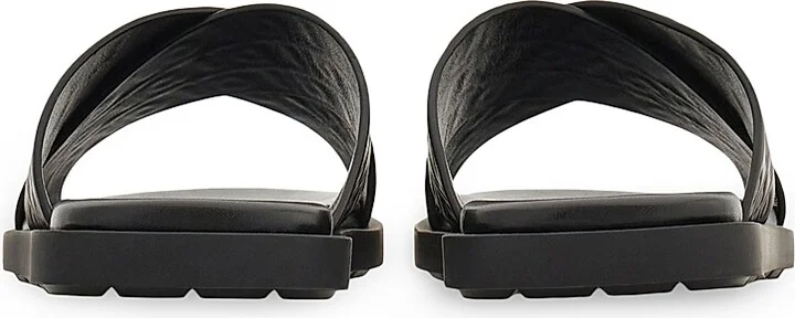 Men's Brise Hug Leather Sandals - Nero - Size 6 - Image 3