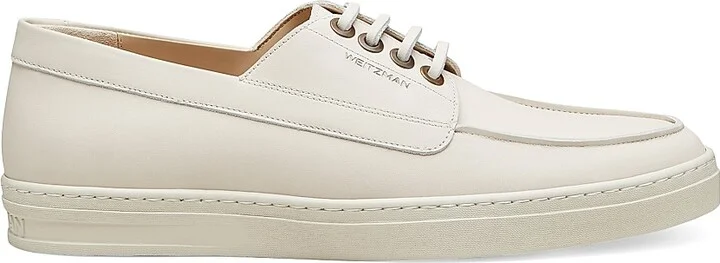 Men's Bristol Leather Sneakers - Oatmeal - Size 10