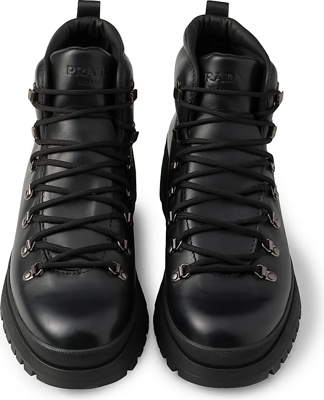 Men's Brixxen Leather Booties - Black - Size 7 - Image 2