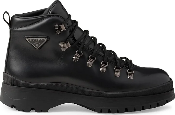 Men's Brixxen Leather Booties - Black - Size 7