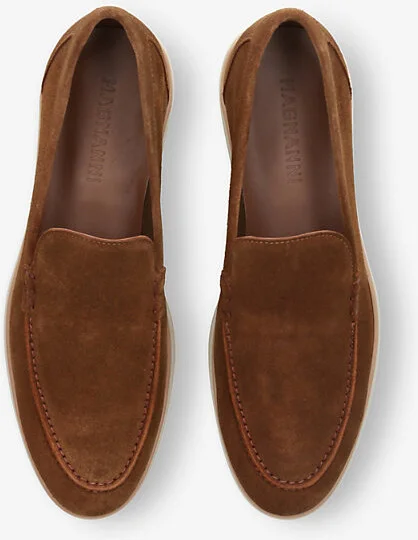 Mens Brown Altea Slip-On Suede Loafers Eur 41.5 / 7.5 Uk Men - Image 2