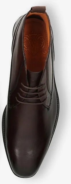 Mens Brown Amenque Lace-Up Leather Shoes Eur 41 / 7 Uk Men - Image 2