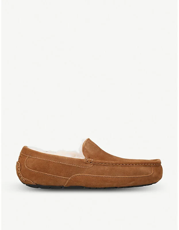 Mens Brown Ascot Suede Loafers Eur 42 / 8 Uk Men