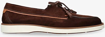 Mens Brown Detroit Suede Boat Shoes Eur 41 / 7 Uk Men